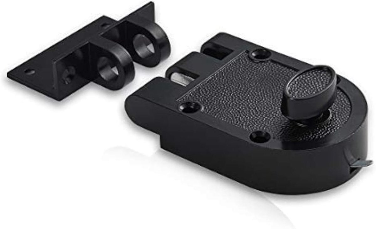 Veiligheidsslot Deur - Cilinderslot Sluiting - Toegangsbeveiliging Huis - Manipulatiebestendig - 32-57mm Deurdikte - Zwart