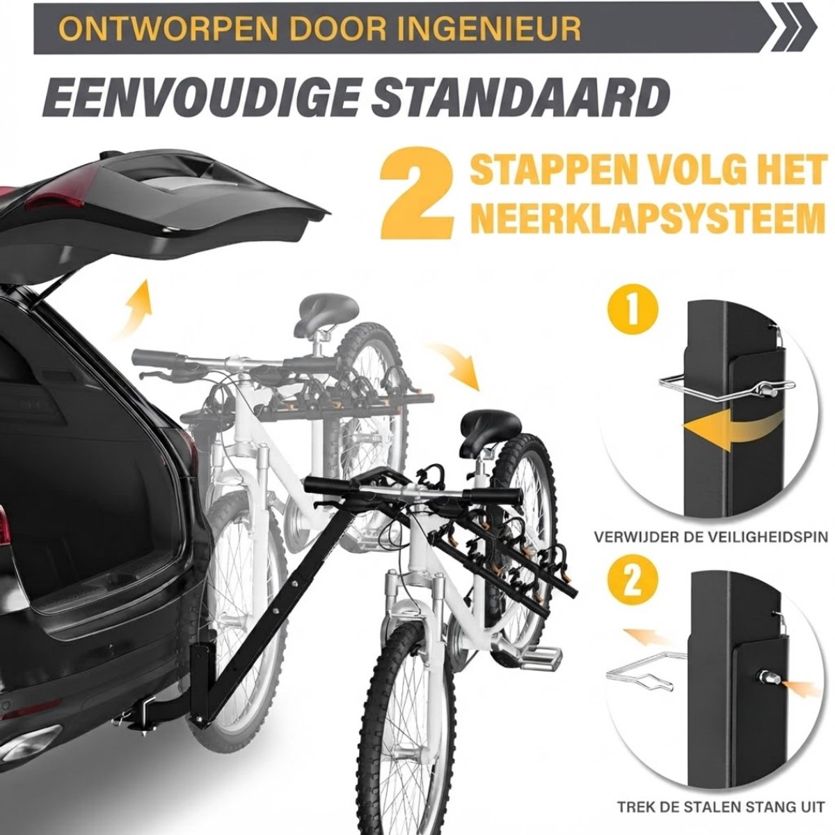 JCP Fietsendrager - Fietsendrager Trekhaak thumbnail 5
