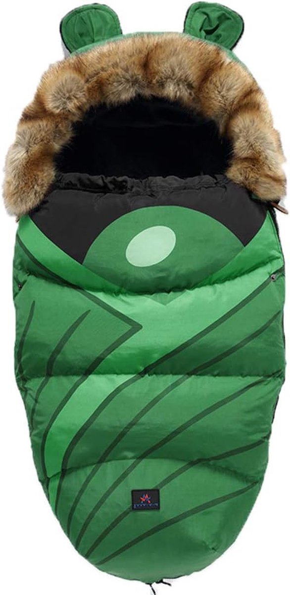 Kinderwagen Voetenzak - Baby Slaapzak - Warm Blijven - Waterdicht & Winddicht - 100 x 48 cm - Zwart