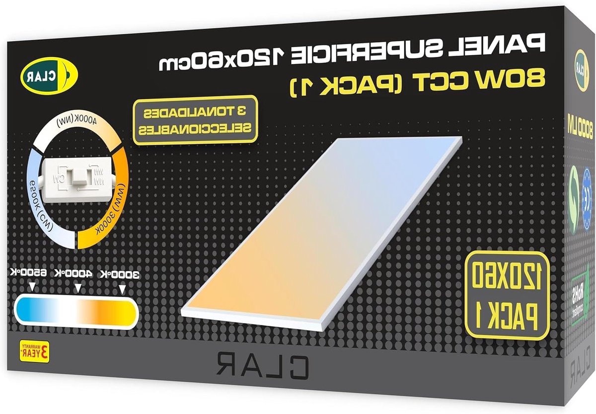 LED Paneel 120x60 - 80W - Dimbaar Witlicht & Kleurtemperatuur Instelbaar - Plafondlamp