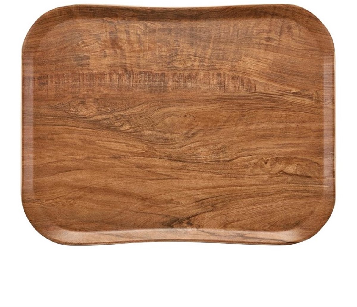 Cambro Century Dienblad Bruin Olijfhout Dessin 36 X 46cm - Gastronoble FE490 - Horeca & Professioneel