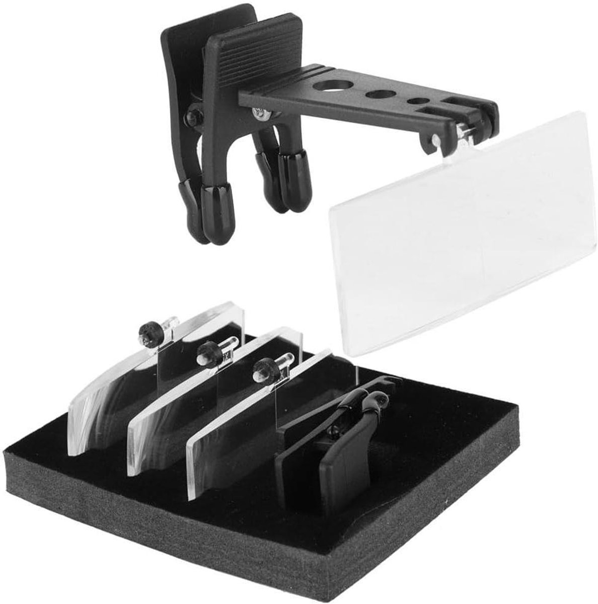 Clip-on Vergrootglas - Bril Lenslezer - Gedetailleerd Werk - 3 Vergrotingen 1.5x 2.5x 3.5x