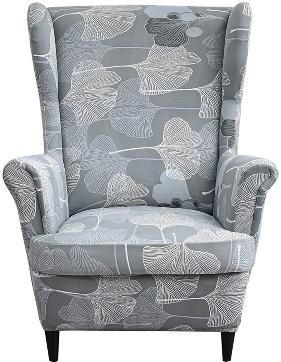 Hoes voor oorstoel Twee armleuningen met oorbeschermers Beschermhoes voor fauteuil met uitbreidbare printoren