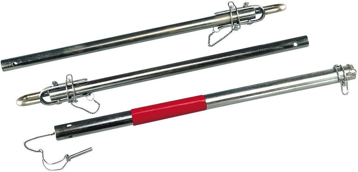 Sleepstang - Trekhulp - Auto Transport - Volledig Verzinkt - 2000 kg - Rood