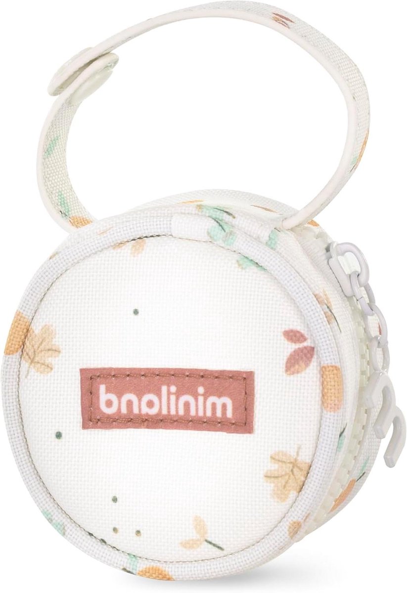 Speen Etui - Fopspeen Houder - Baby Onderweg - Waterdicht Materiaal - 5 x 8 x 13 cm - Wit