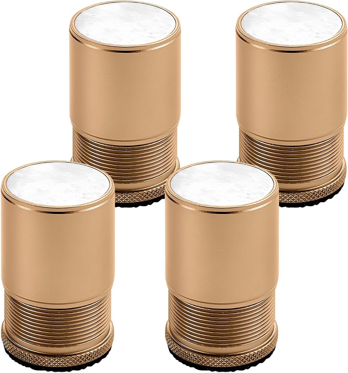 Meubelverhogers Set - Poten Verhogers - Meubels Verhogen - In Hoogte Verstelbaar - 4 Stuks 47-8cm - Goud