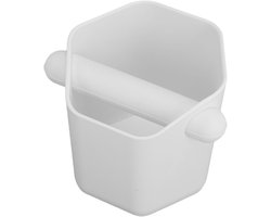 Koffieklopbox - Koffiedikbak - Espresso Afval - Stil en Antislip - 600 ml - Wit