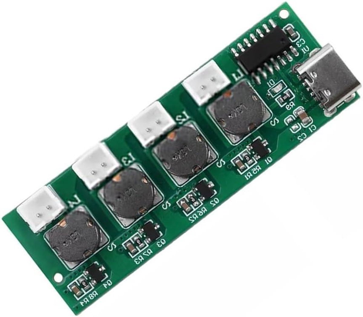 Mist Maker Circuit - Luchtbevochtiger Module - Planten Hydrateren - Vierkoppige Vernevelaar - 58.7 x 19.6 mm - Groen