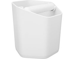 Koffieklopbox - Afvalbak - Barista Werk - Grote Capaciteit - Diameter 16 cm - Wit