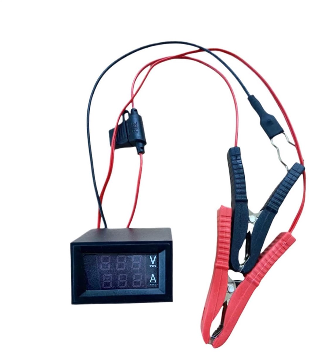 Auto Lekdetector - Spanningstester Schakeldetector - Batterijonderhoud Voertuig - Parasitaire Stroom Detectie - 30 cm Kabel - Meerkleurig