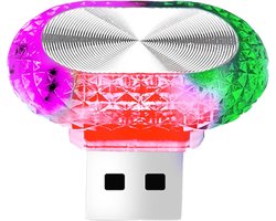 Draadloze LED Verlichting - Auto Nachtlampje - Interieur Decoratie - USB Aangedreven - Compact Formaat - Meerdere Kleuren
