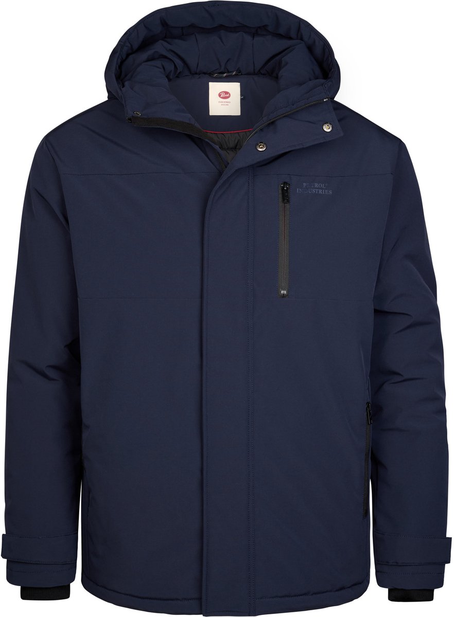 Petrol Industries - Heren Parka jas met capuchon ironjunction - Blauw - Maat XXXL