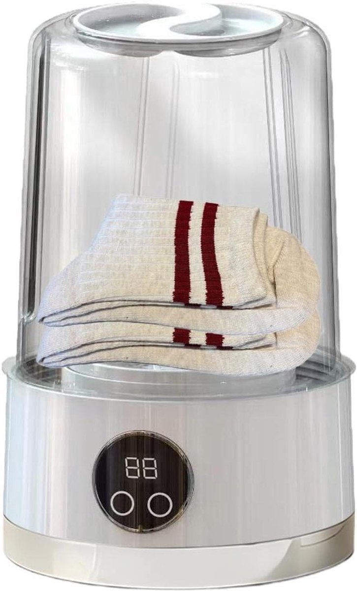 Draagbare Wasunit - Kleine Wasmachine - Reizen en Kamperen - Oplaadbaar Digitaal Display - 13 x 13 x 13 cm