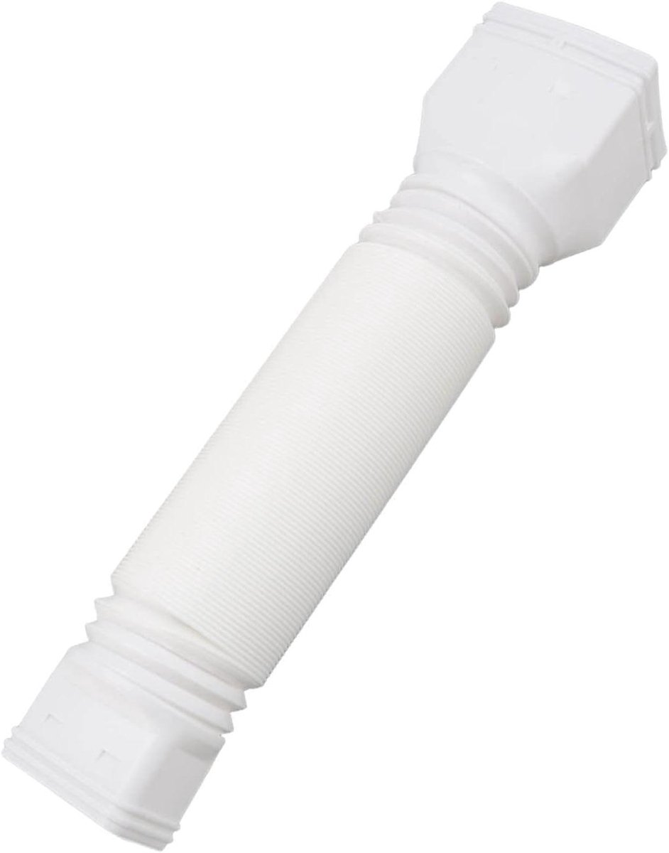 Regenpijpverlenger - Dakgootverlenging - Waterafvoer Tuin - Telescopisch Verstelbaar - 20-59 Inch - Wit