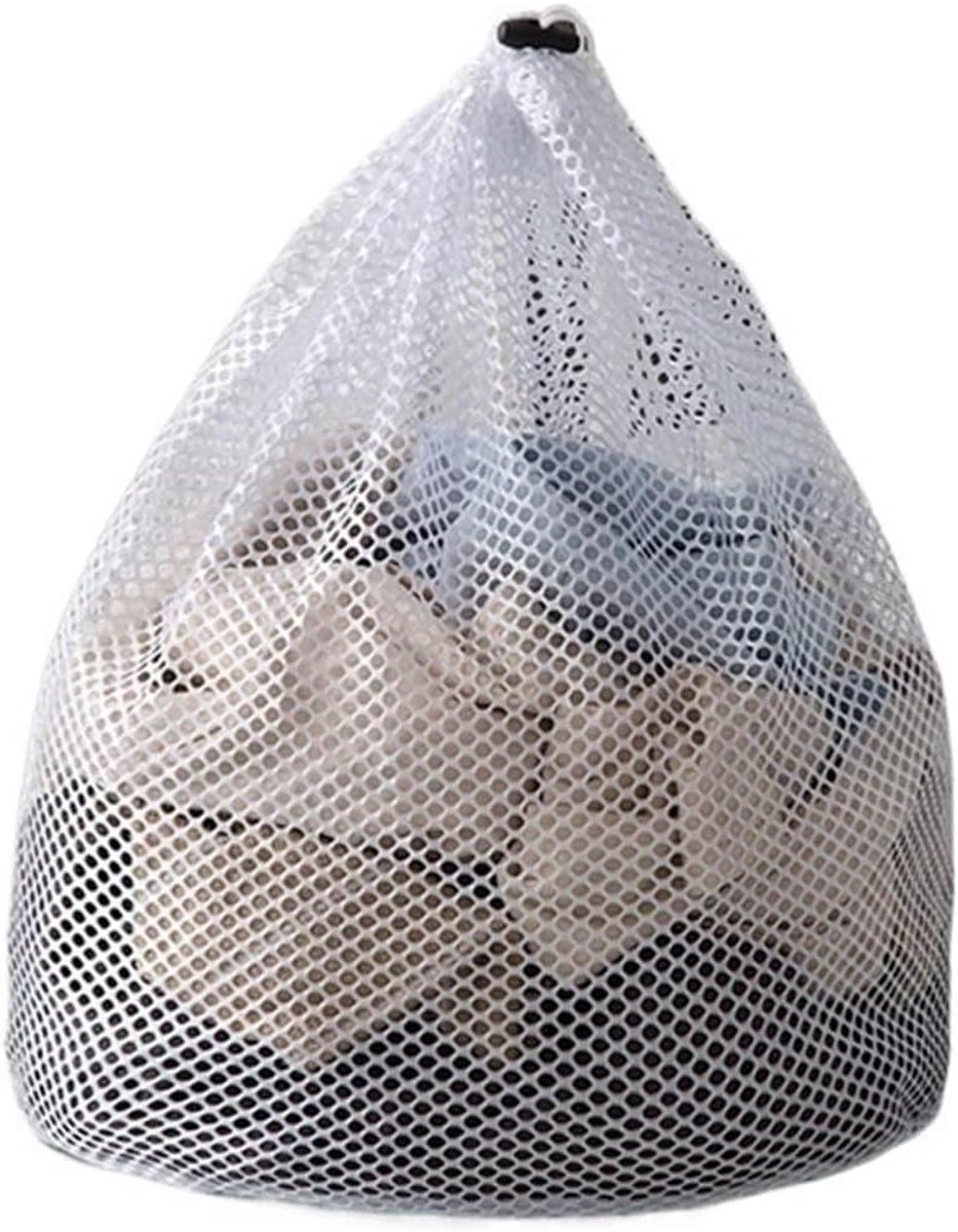 Mesh Waszak - Vuile Was Organizer - Kleding Beschermen - Versterkte Naden - 60x80cm 4 Stuks - Coarse Net