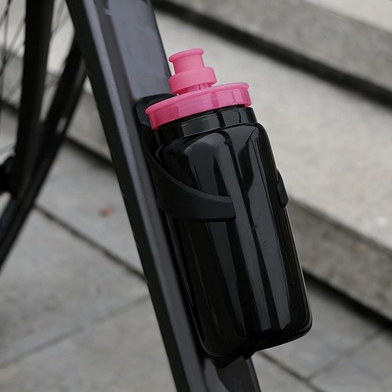 Fietsfleshouder - Bidonhouder - Hydratatie Onderweg - Aerodynamisch Ontwerp - 22.48 cm - Zwart — afbeelding 4