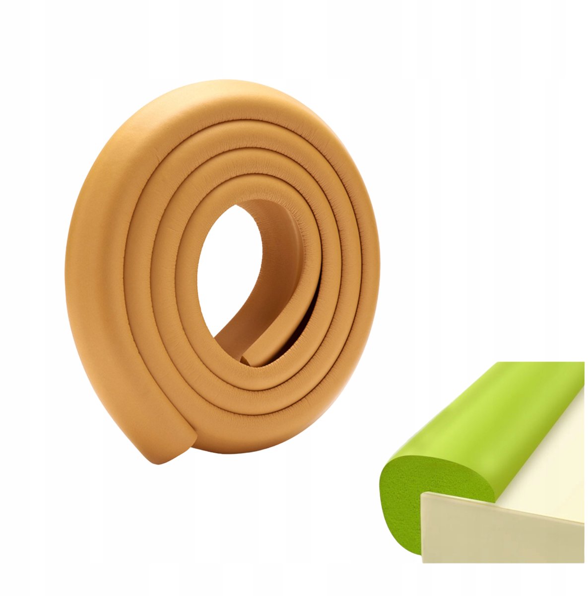 Zachte Schuimrubber Beschermstrip voor Meubels - 8mm Dik