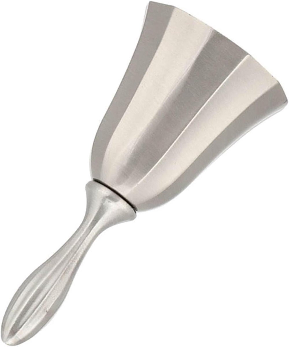 Handbel - Dinerbel Tafelbel - Signalen Geven - Helder Geluid - 11 cm - Zilverkleurig
