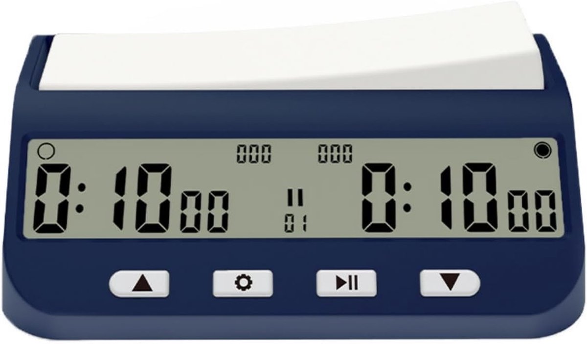 Multi-Mode Schaken Timer voor Toernooien en Spellen met Move Teller en 3-Knoppen Setup in Zakformaat