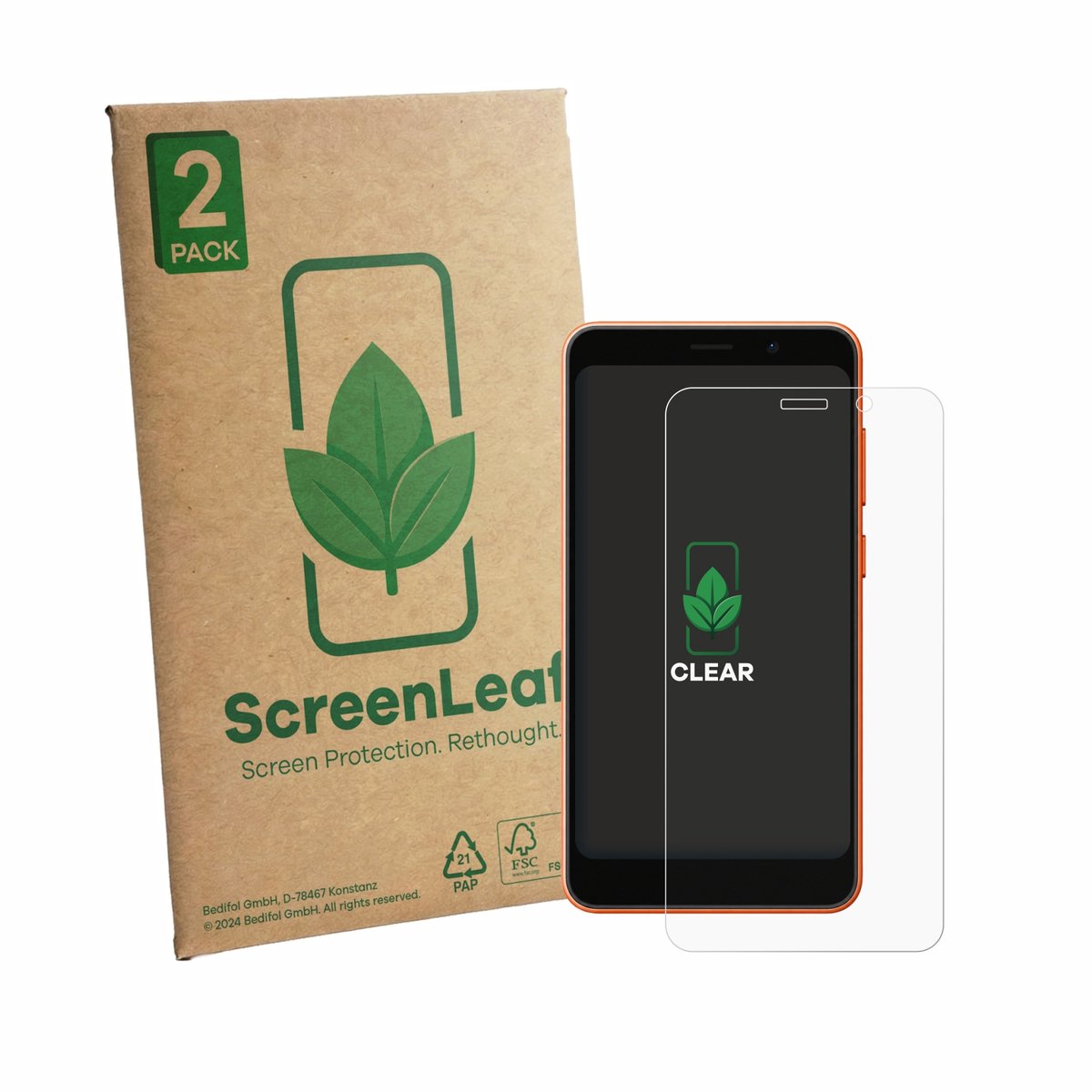 2 Stuks Screenprotector voor Ulefone Note 22 - Hoogwaardige Beschermfolie transparant