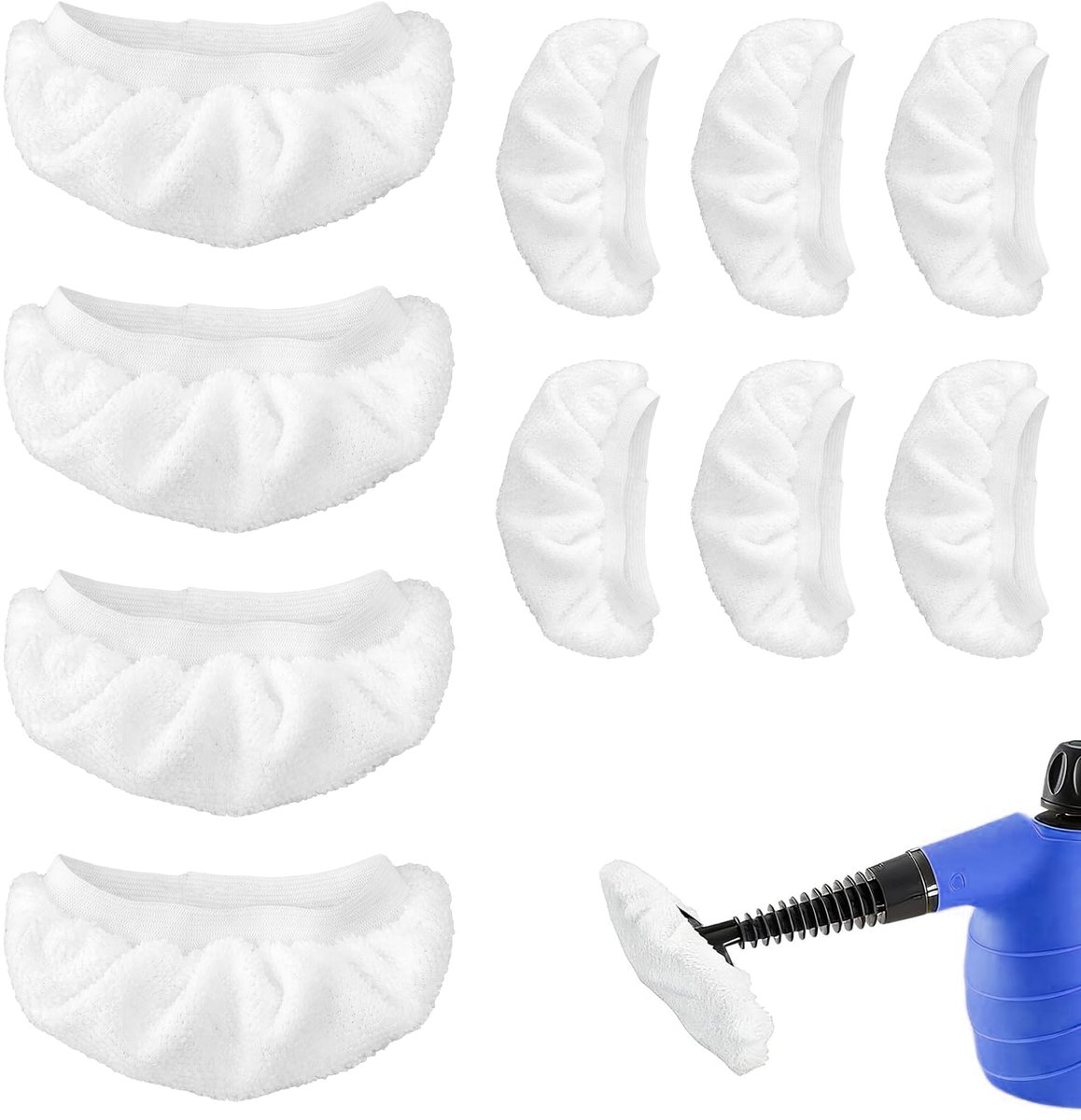 10 Stuks Microvezel Pads voor Handstoomreinigers