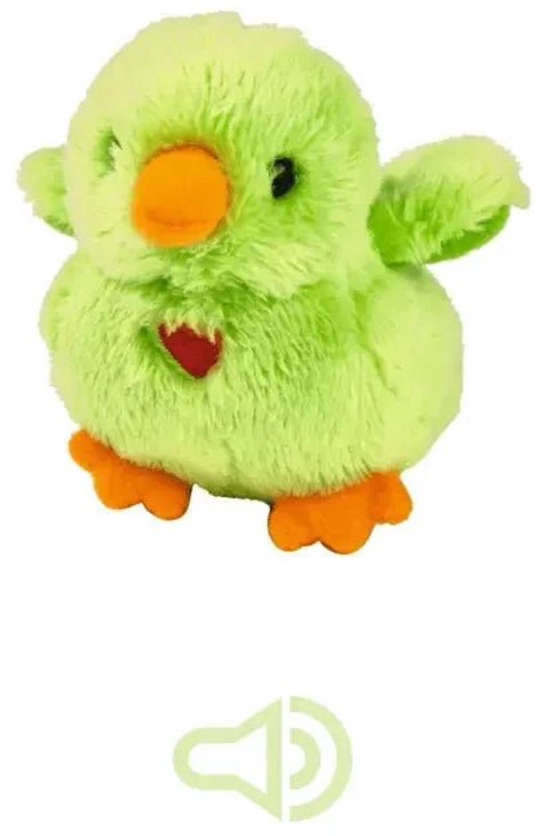 Kwetterkuiken Groen - Knuffel