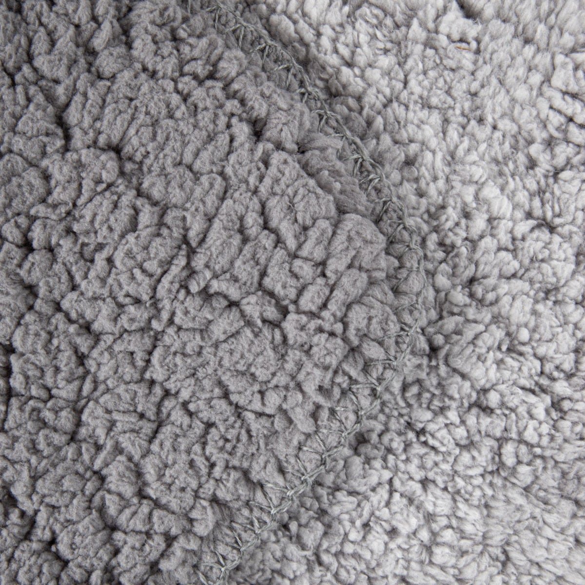 HOMLA Blanket - CALENTAR - with grey melange sherpa lining - 150x200cm - 782558