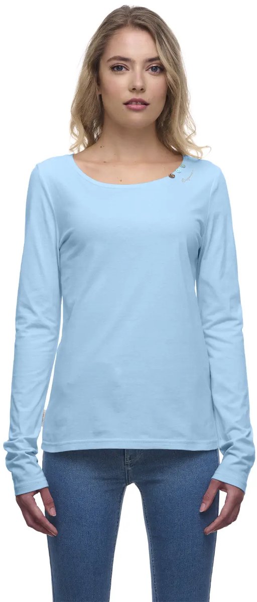 T-shirt met lange mouwen voor vrouwen Ragwear Florah Gots Blauw