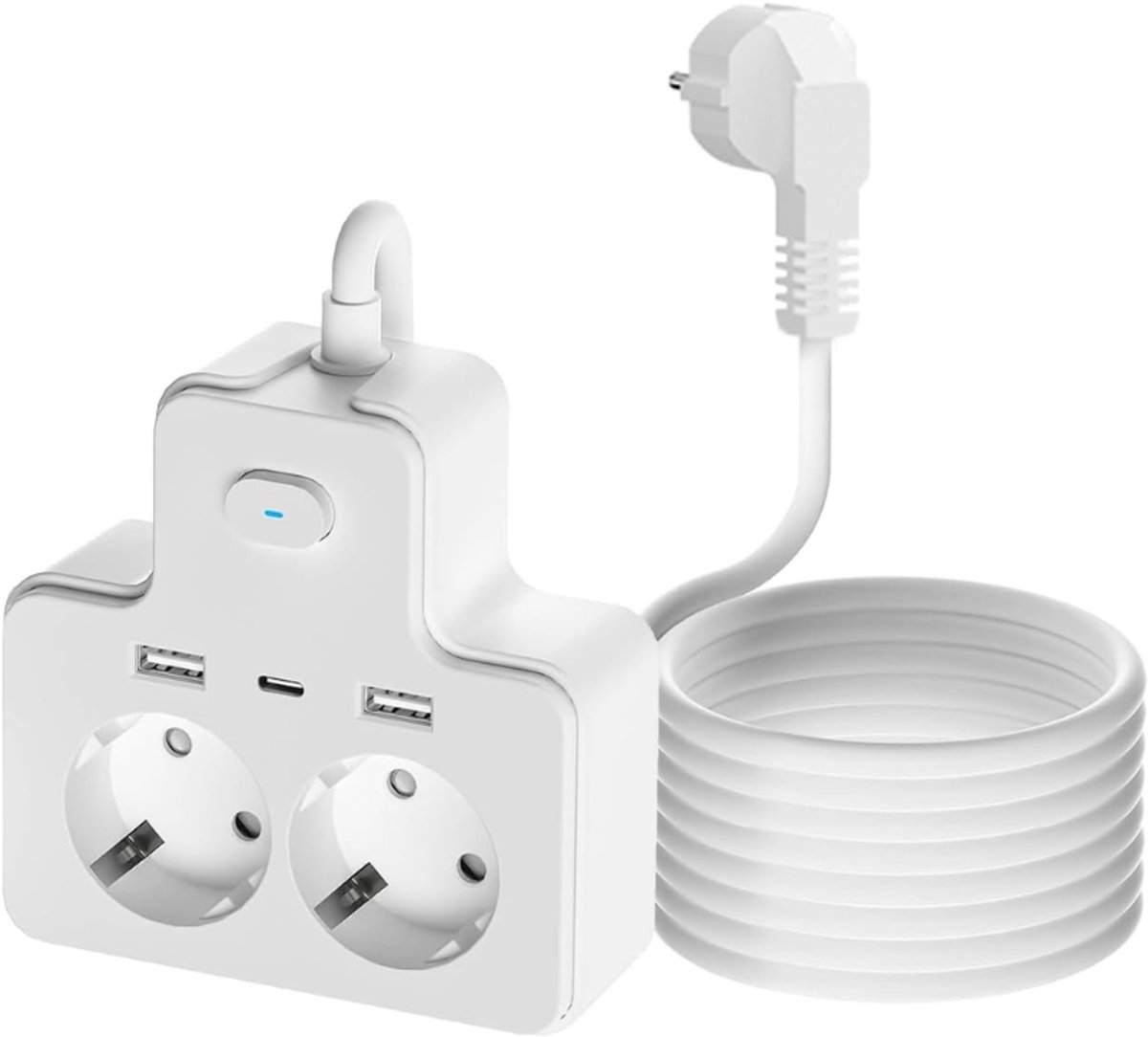 Zavio® Stopcontactadapter - Dubbele stekker - Meerdere apparaten
