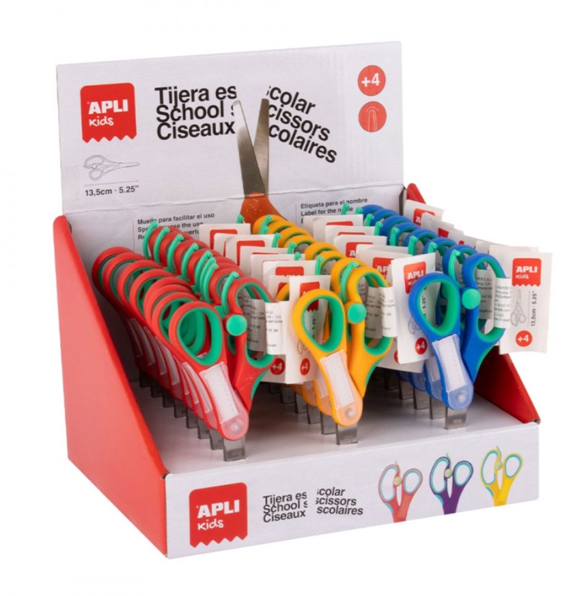 Display Schoolschaar met naamvak 13,5 cm