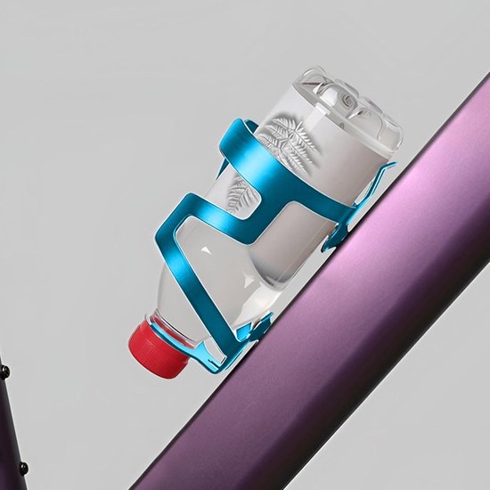 Fietsbidonhouder - Fleshouder Fiets - Hydratatie Onderweg - Verstevigd Kliksysteem - 14.2 cm Hoog - Blauw — afbeelding 5