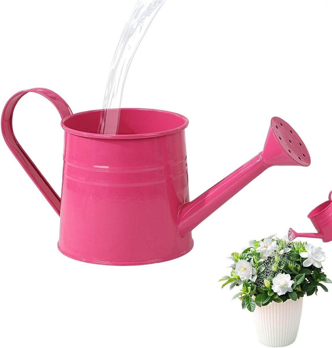 Gieter Kamerplanten - Waterkannetje Plant - Planten Water Geven - Ruimtebesparend Ontwerp - 1 Liter - Roze