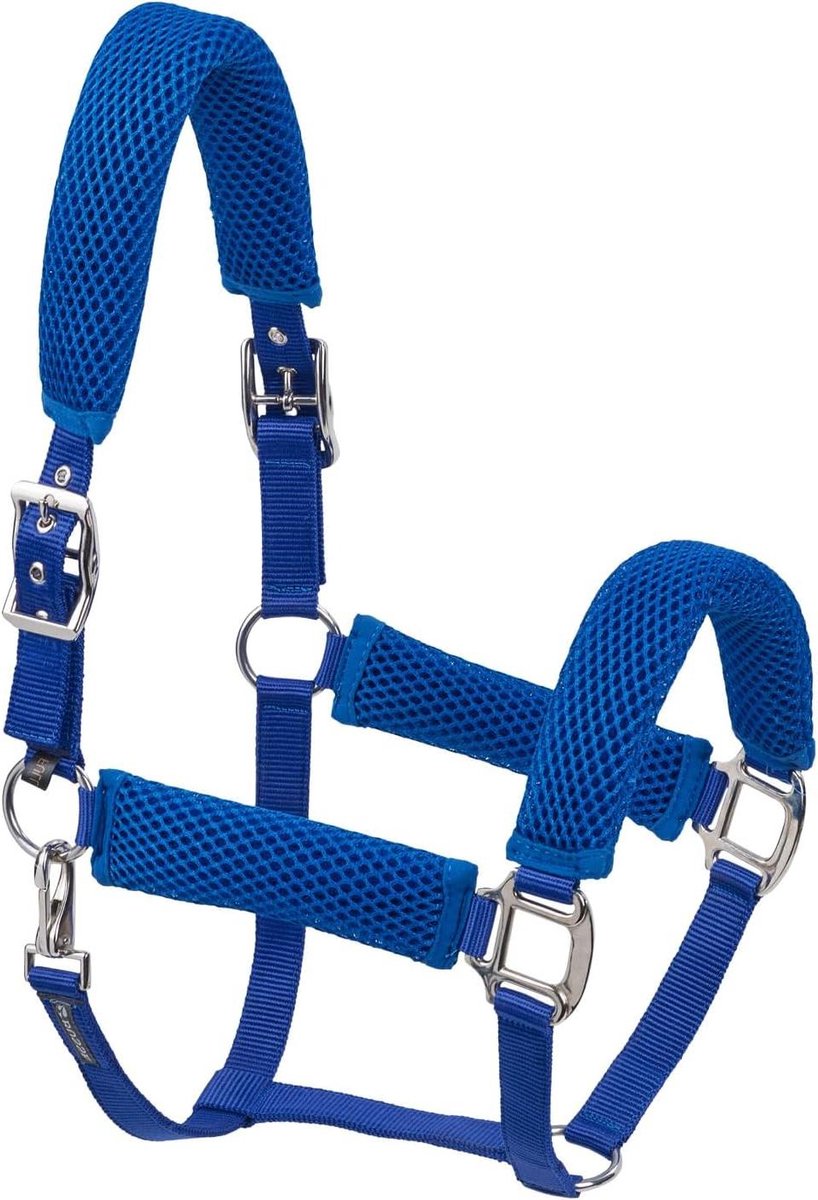 Busse Halster - Paardenhalster Tuigage - Comfortabel Paardrijden - 3D Air Effect Mesh - Verstelbaar - Zwart