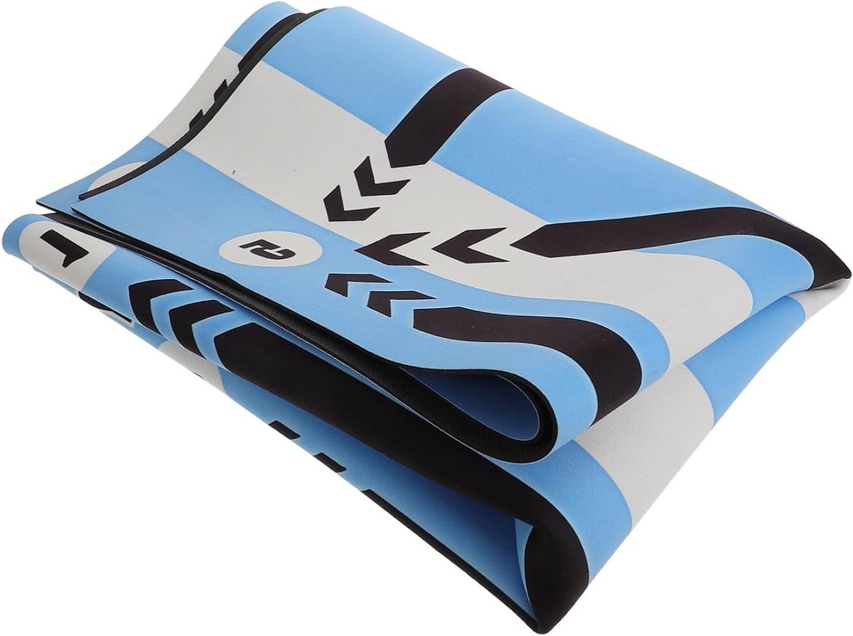 Voetbal Trainingsmat - Voetstap Trainer - Balcontrole Verbeteren - Antislip Ondergrond - 120x80 cm - Multicolor
