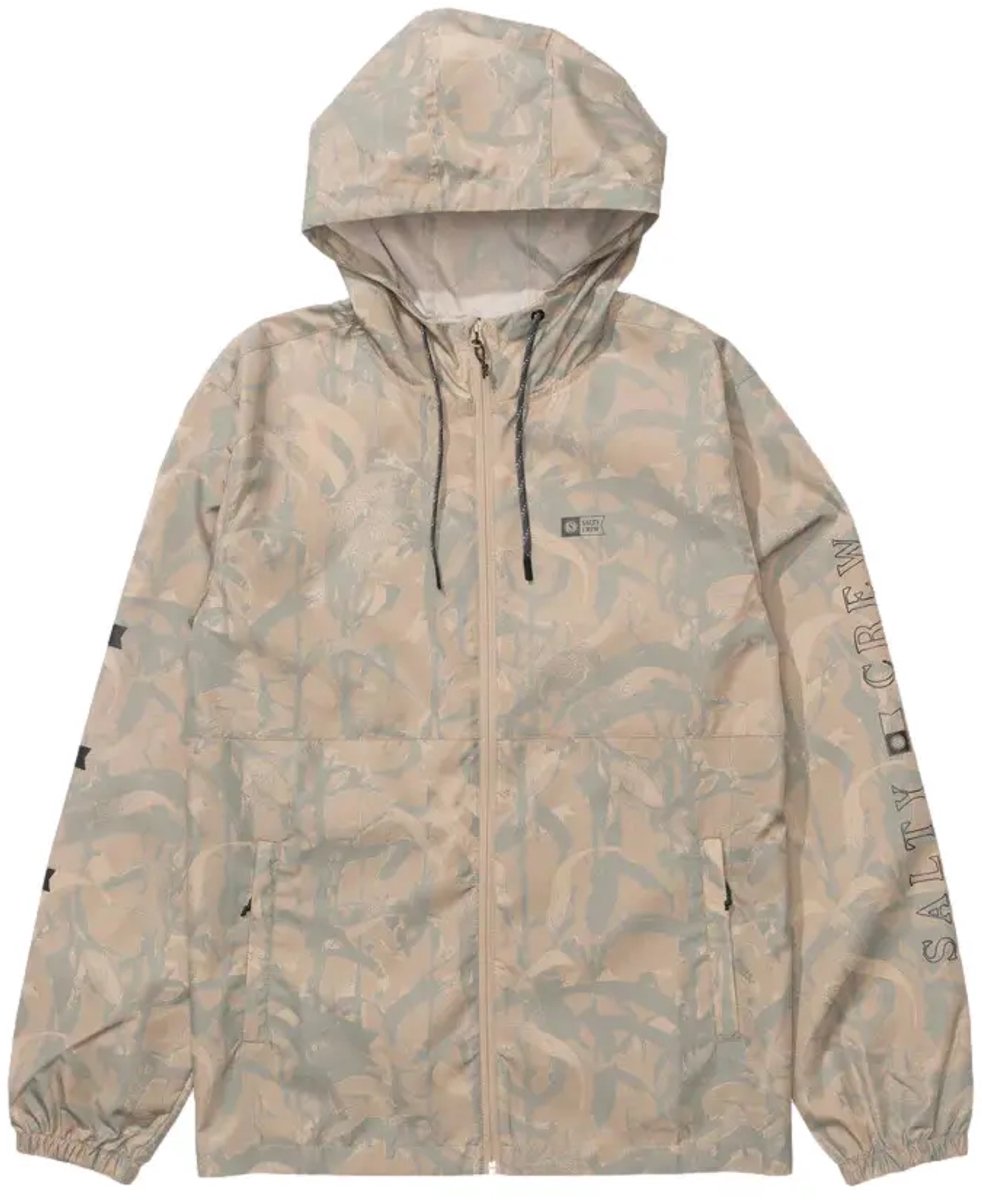 Waterproof hoodie met patroon Salty Crew