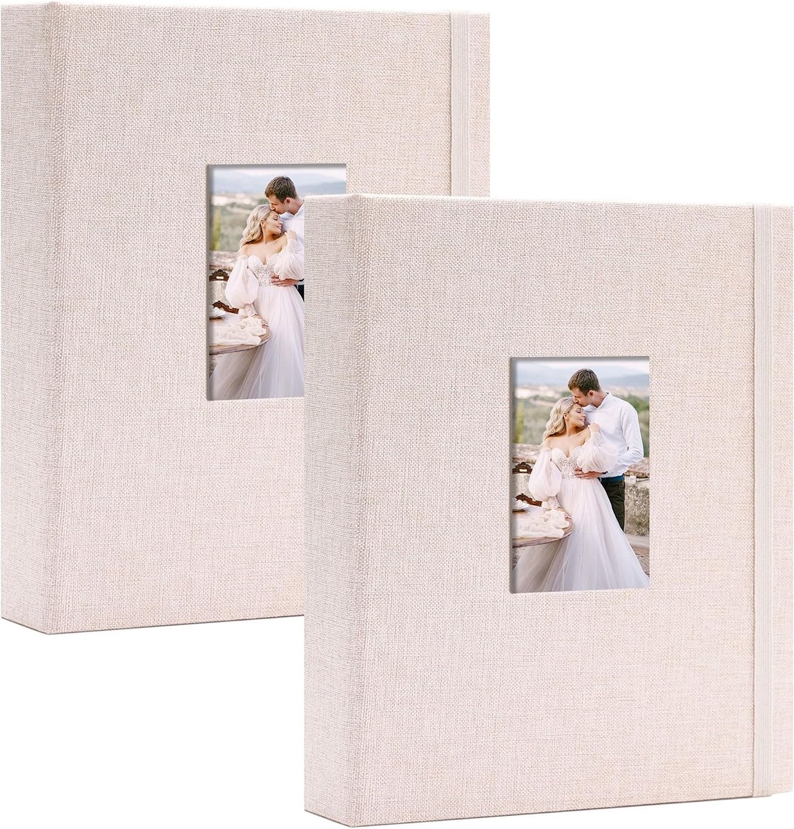 Polaroid Fotoalbum voor 208 Mini Foto's - Geschikt voor Fujifilm Instax Mini 9/11/12/Evo en Polaroid Snap - Beige Kleur, Perfect voor Herinneringen en Creatieve Projecten
