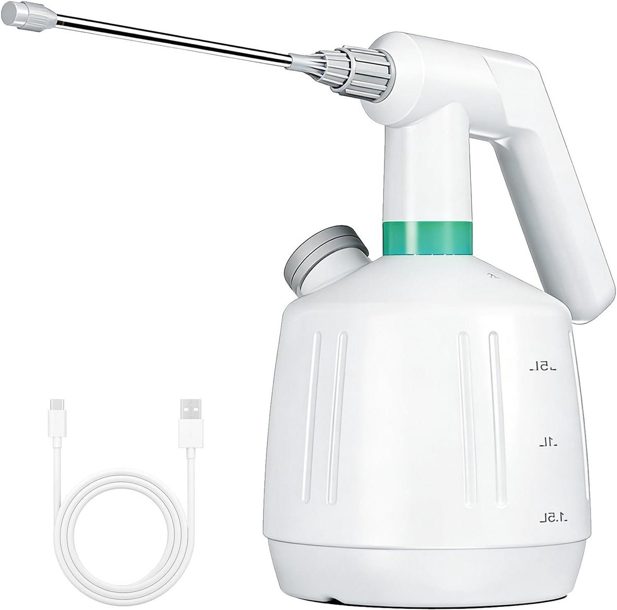 Elektrische Drukspuit - Accu Tuinspuit - Planten Verzorgen - Automatische Werking - 2 Liter - Wit