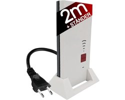 2 meter verlenging - standaard W-LAN repeater compatibel met Fritz Repeater 2400 1160 1750e AVM Fritz! Houder Stand 2 m + standaard