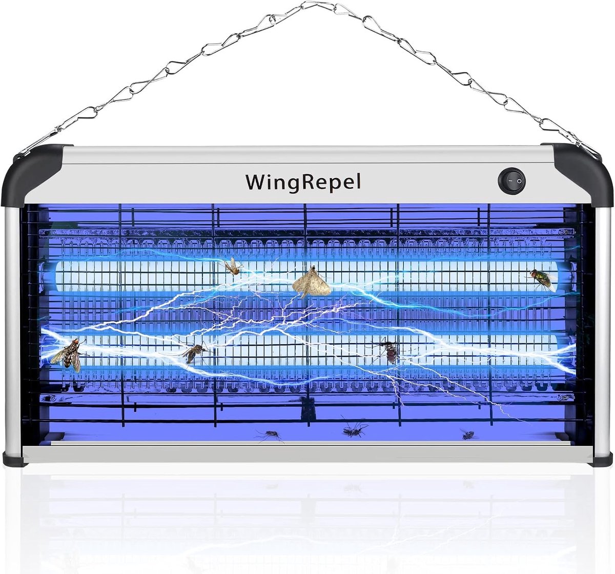 Vliegenlamp - Blauw - 30 W - Elektrische Muggenval met 2400 V Rooster - Voor Binnengebruik