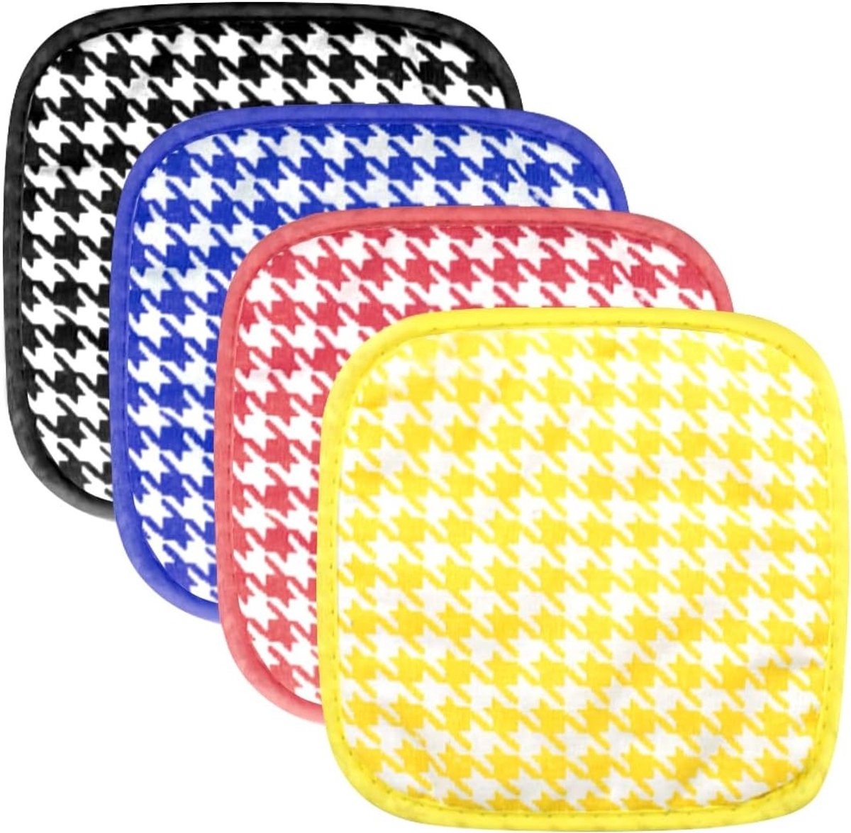 Hittebestendige Pannenlappen - Multicolor - 27,9 cm - Natuurlijke Katoen en Vlamvertragend - Voor Keuken en Oven