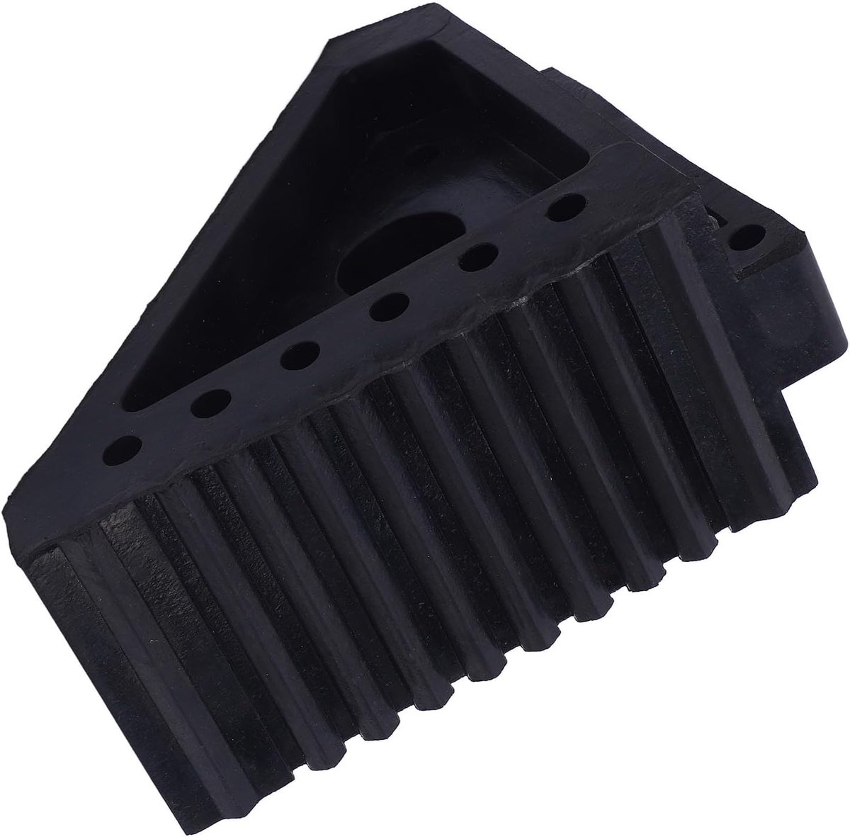 Rubberen Wielstopper - Wielkeg Antislip - Veilig Parkeren - Hoge Laadcapaciteit - 3 tot 5 Ton - Zwart