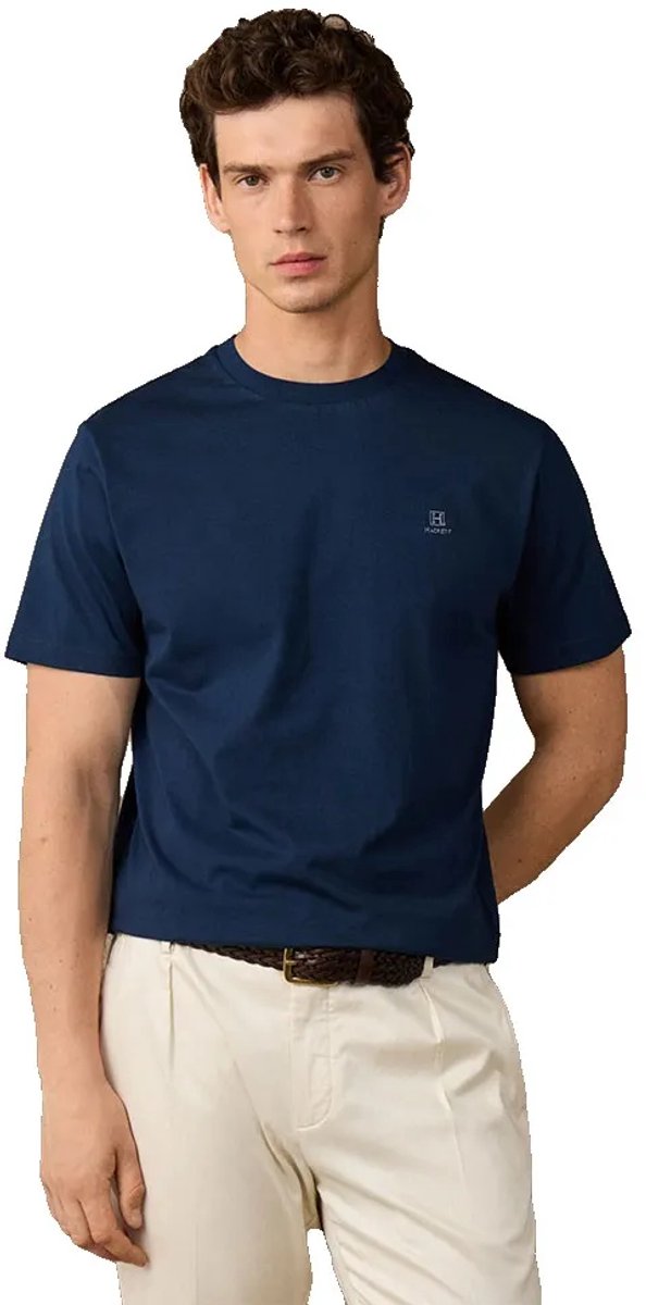 Hackett Hm5000147 T-shirt Met Korte Mouwen Blauw 2XL Man
