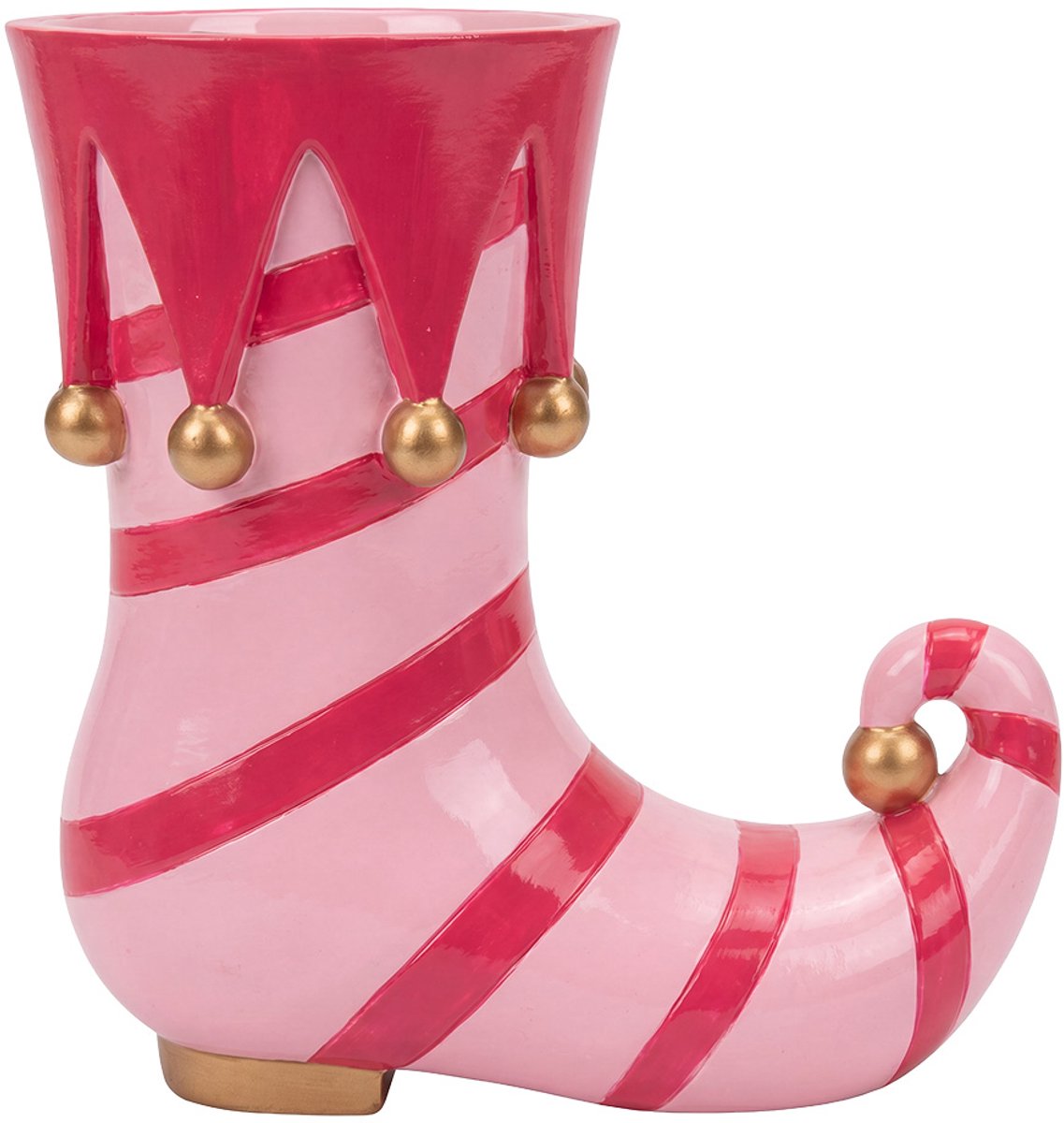 Clayre & Eef Bloempot Roze Polyresin