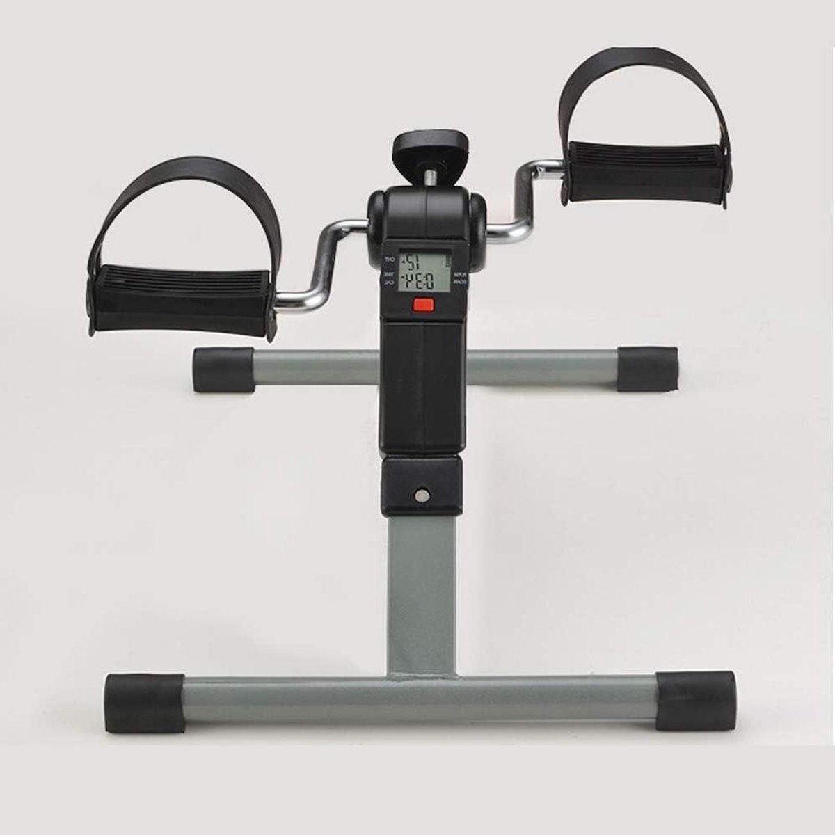 Opvouwbare Hometrainer - Pedaaltrainer Revalidatie - Spierversterking Thuis - Verstelbare Weerstand - 415x195x32 cm - Grijs