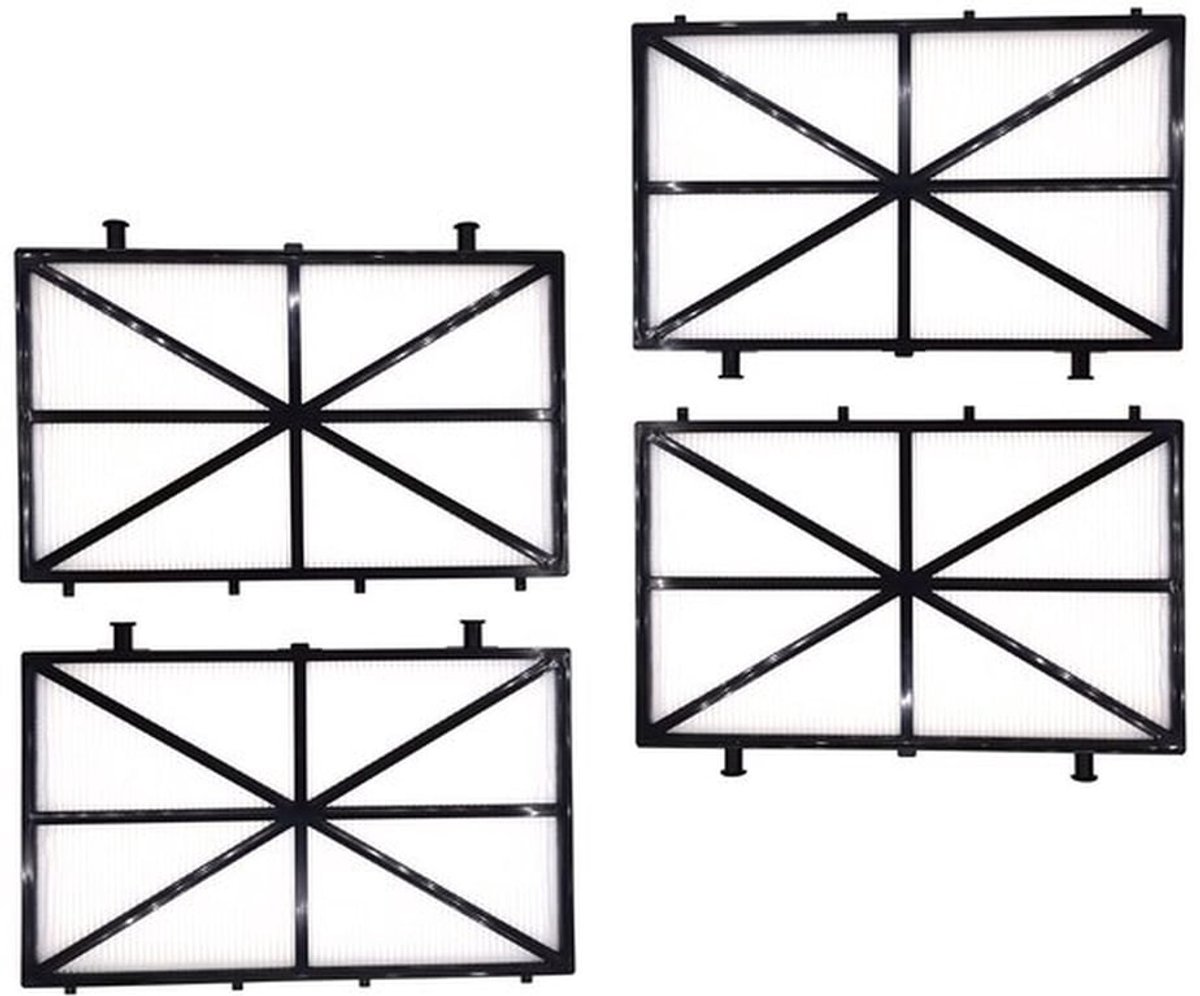 Cartridgefilterpanelen 4 Stuks - Vervangende Filters - Voor Dolphin Robotic Pool Cleaners - Onderdeelnummer 9991432 - Goede Kwaliteit - Filter