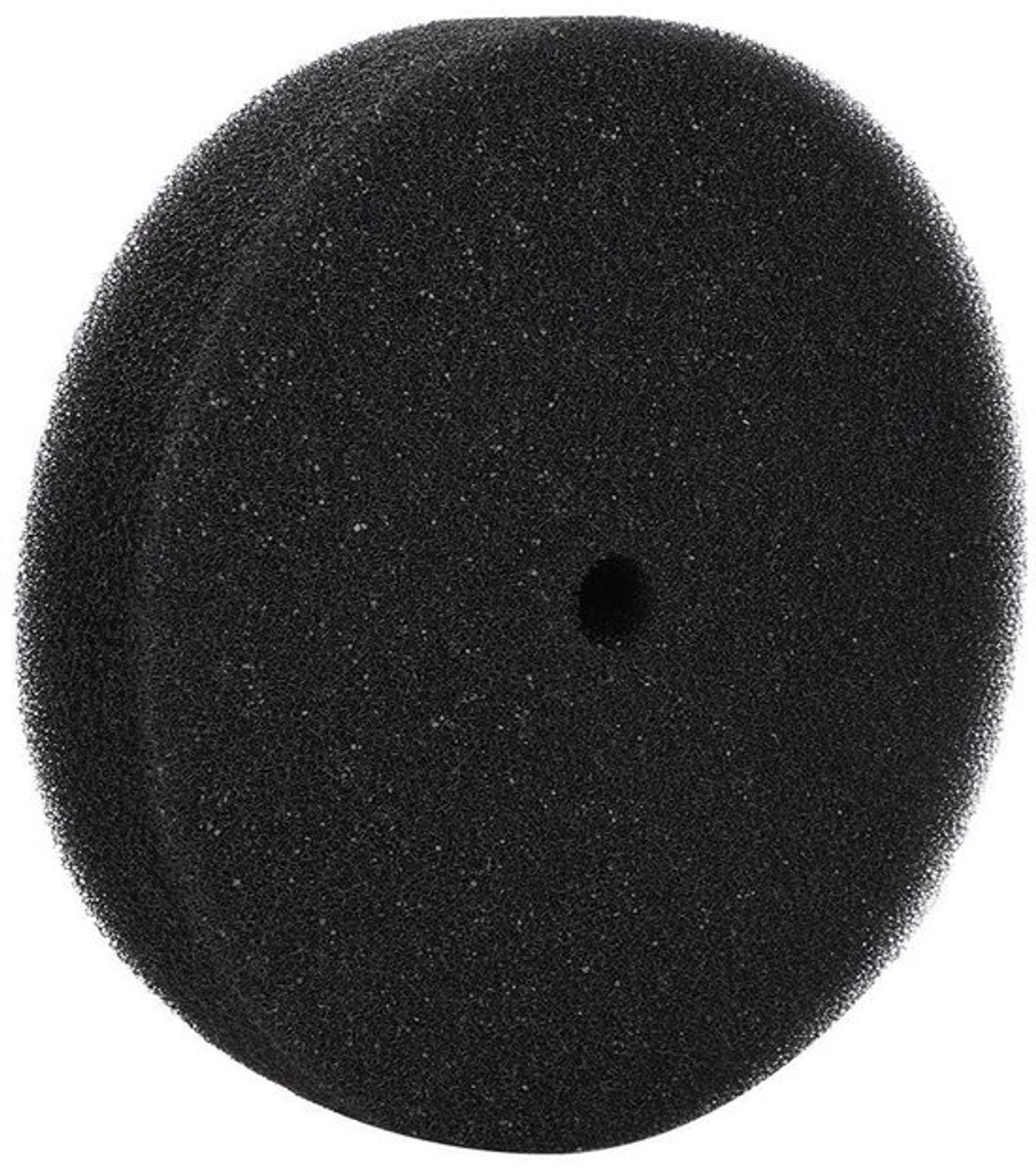 Aquariumfilterkatoen 120mm - Filterschuim - Filterspons Aquarium - Drijfzandfilter - Zwart - 1 Stuks