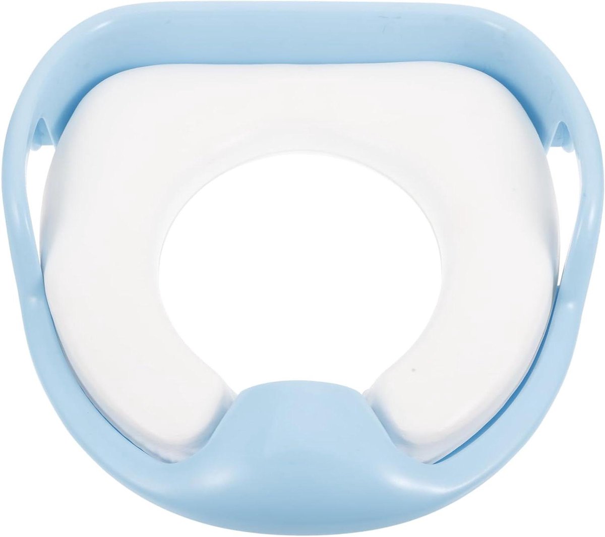 Kinder Toiletbril - Zindelijkheidstrainer Potje - Zindelijkheidstraining - Zacht en Comfortabel - 32x30x8 cm - Blauw Wit