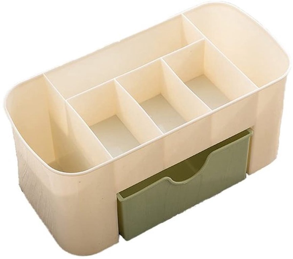 Make-up Box Organizer - 6 Roosters - Lade - Antislip Onderkant - Waterdicht PP - Gemakkelijk Mee te Nemen - Cosmetica Organizer