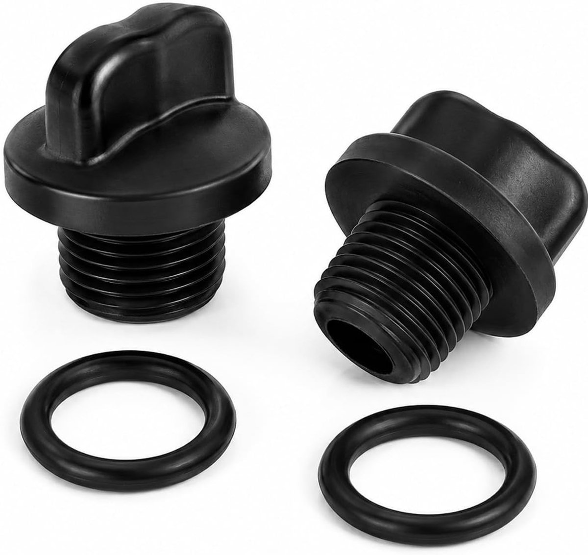 2 stuks afvoerschroef voor zwembadpomp met O-ring afdichting, kunststof afvoerstop voor zandfilter en waterpomp, ideaal voor zwembadonderhoud