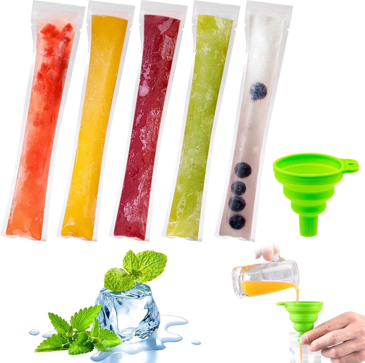 Koel en kleurrijke popsicle tassen voor een trendy zomeroutfit - Perfect voor strand en festivals